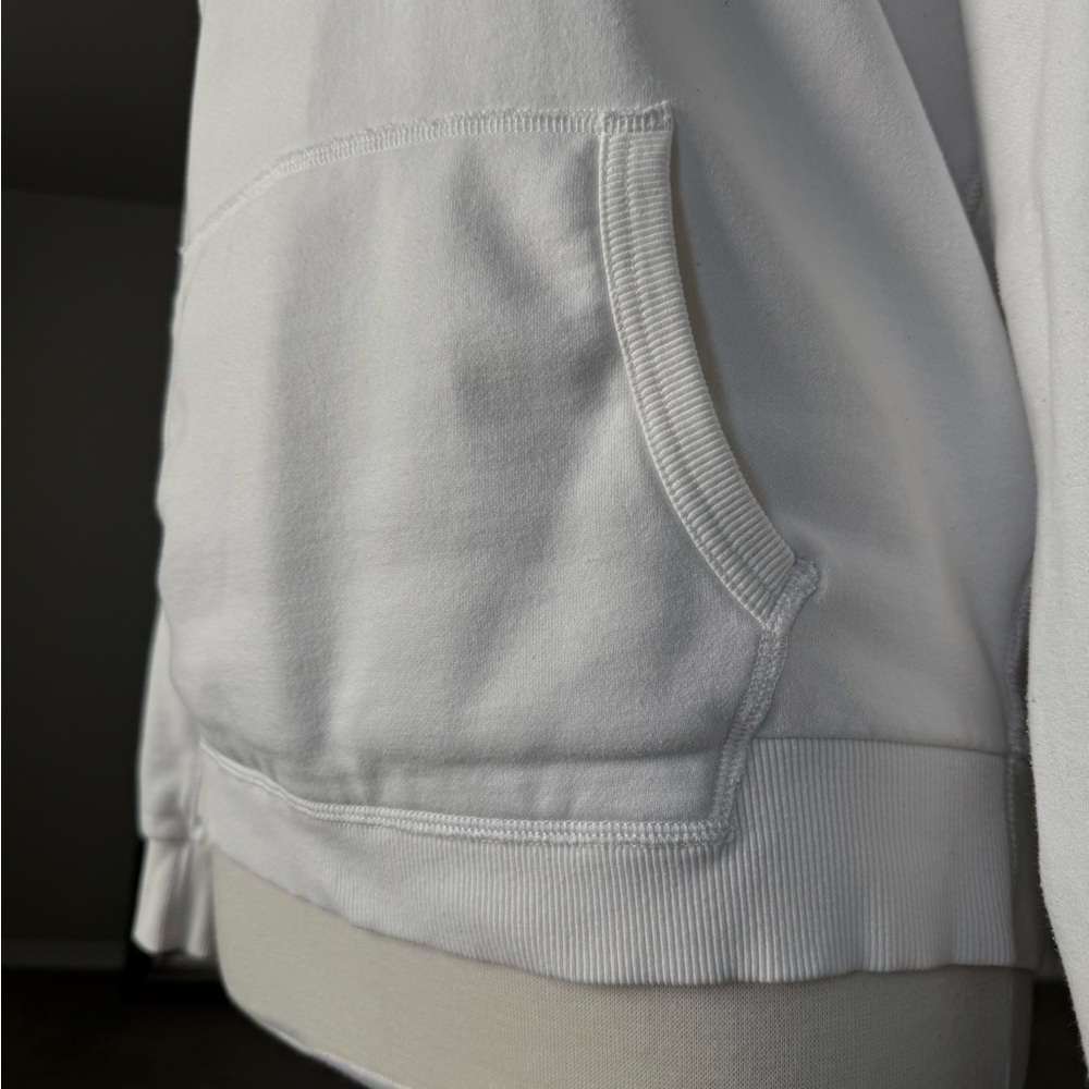 Diesel White Hoodie with Black Logo - Picture 8 of 12